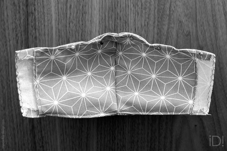 Inside view of the mask assembly