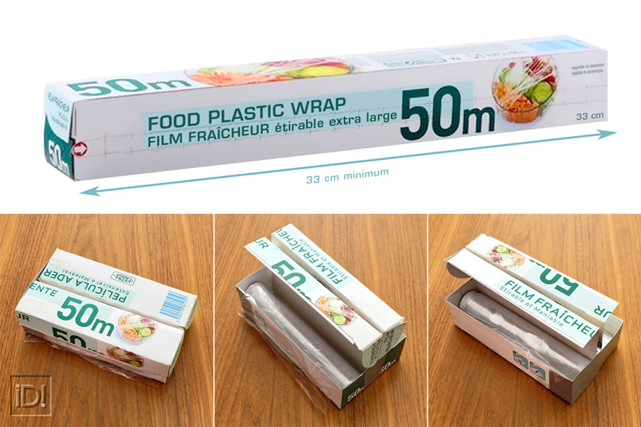 Tutorial for creating a double food stretch film dispenser
