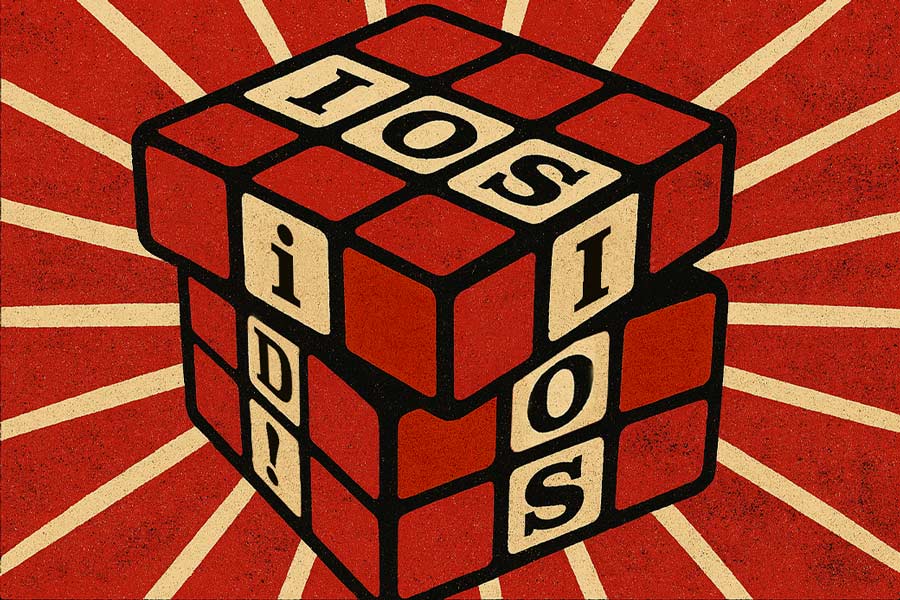 le Rubik's cube que constitue la mise au point de l'interface d'iOS