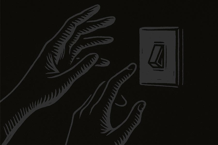 assombrir l'écran avant de pouvoir l'éclaircir